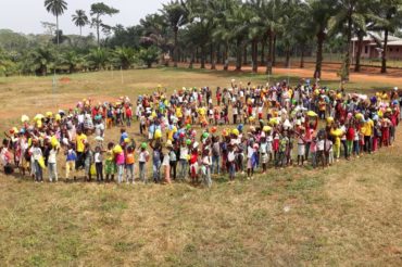 Pielgrzymka dzieci w Nguelemendouka 2020