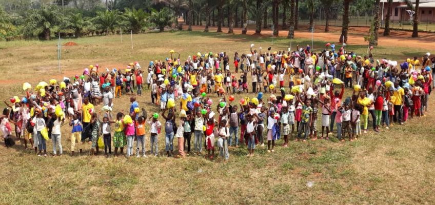 Pielgrzymka dzieci w Nguelemendouka 2020